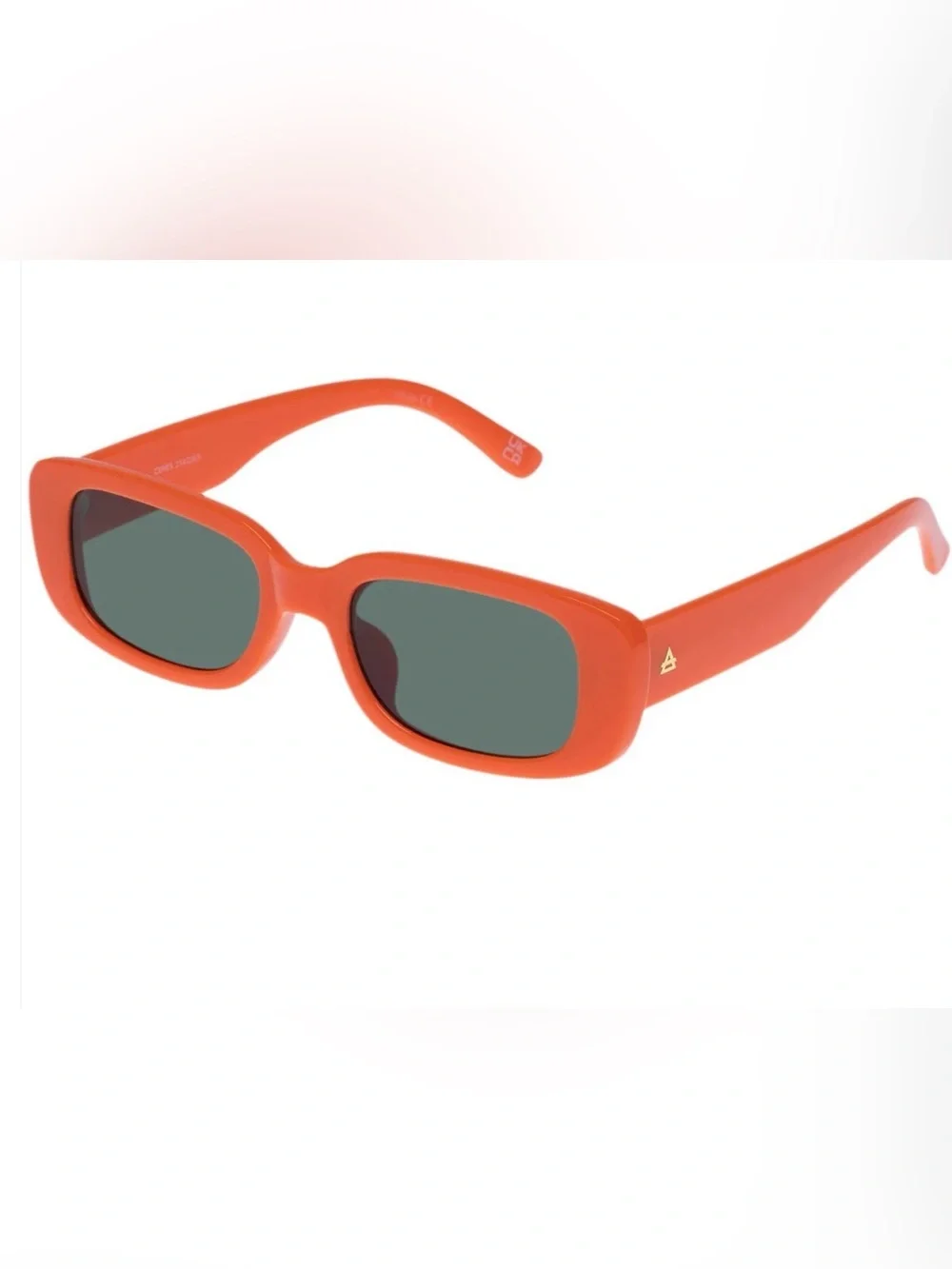AIRE Ceres Neon Orange Unisex Rectangular Sunglasses--NWT